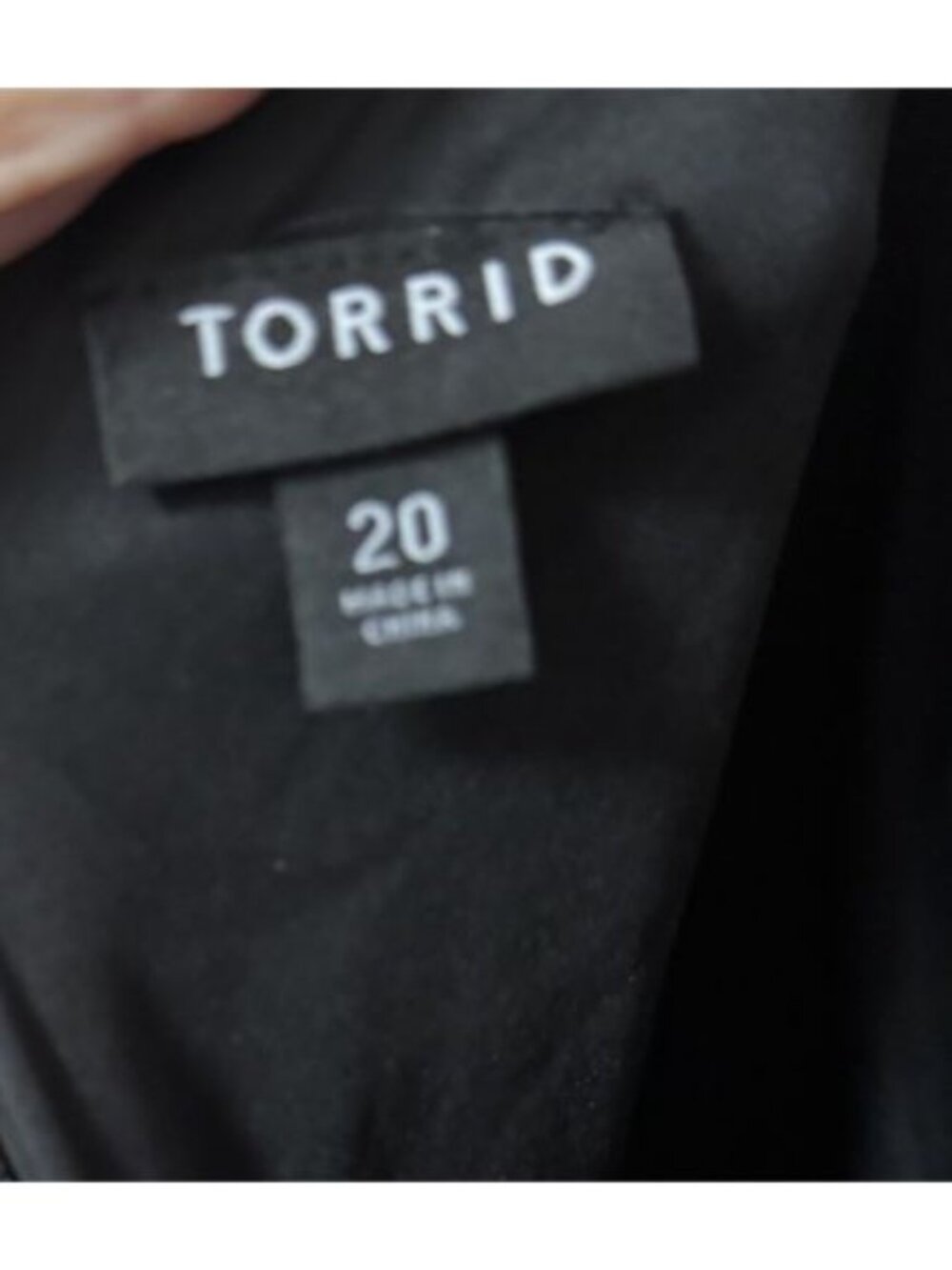 Torrid Black Floral Lace Fit & Flare Midi Dress Size 20 Lined 3/4 Sleeve - Picture 8 of 8
